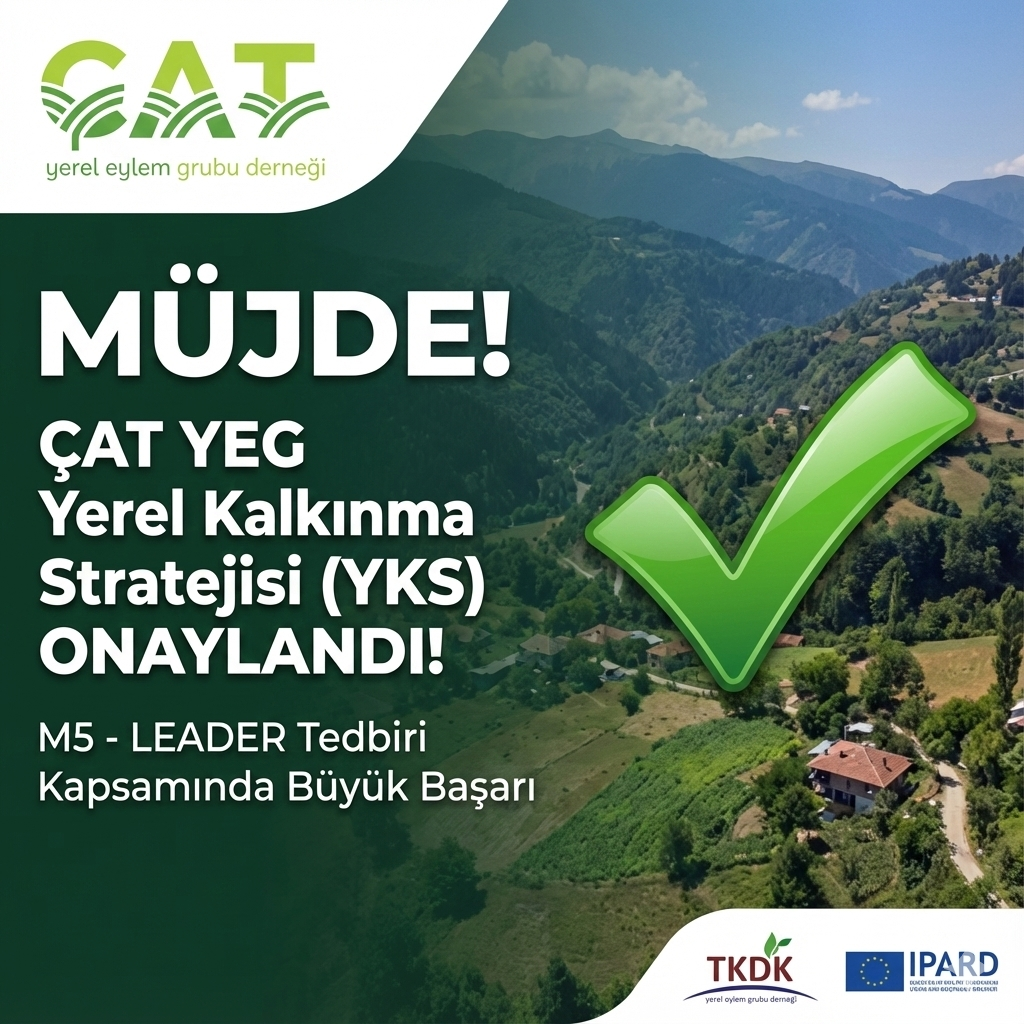 Çat YEG’in Yerel Kalkınma Stratejisi Onaylandı: Çat İçin 300.000 EUR LEADER Bütçesi